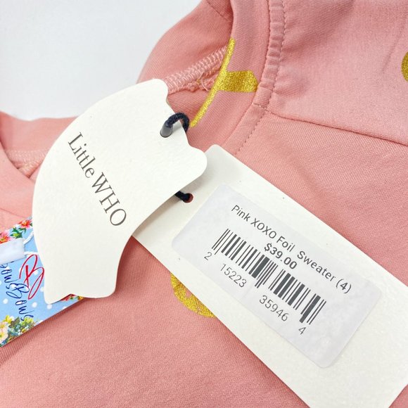 NWT Elastic Waist Joggers & Top w/ XO Foil - Picture 7 of 7